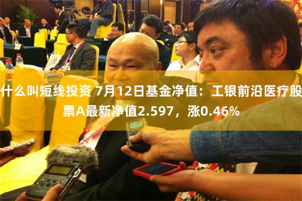 什么叫短线投资 7月12日基金净值：工银前沿医疗股票A最新净值2.597，涨0.46%