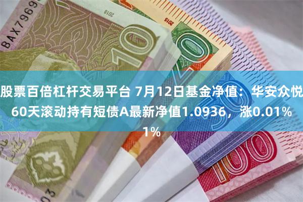 股票百倍杠杆交易平台 7月12日基金净值：华安众悦60天滚动持有短债A最新净值1.0936，涨0.01%