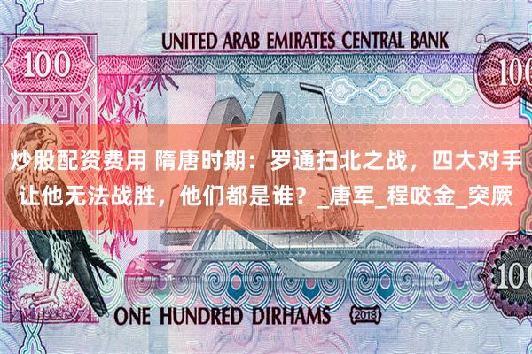 炒股配资费用 隋唐时期：罗通扫北之战，四大对手让他无法战胜，他们都是谁？_唐军_程咬金_突厥